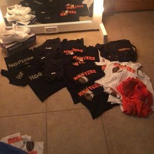 Hooters uniforms and shoes